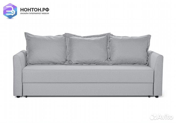 Диван еврокнижка Монца серый