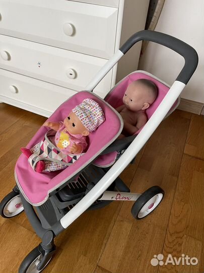 Коляска для кукол quinny, коляска для двойни