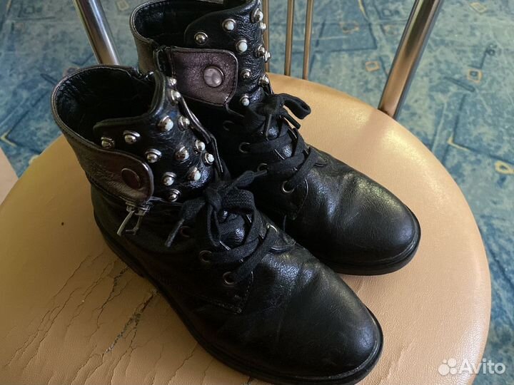 Ботинки осенние для девочки 34 размер
