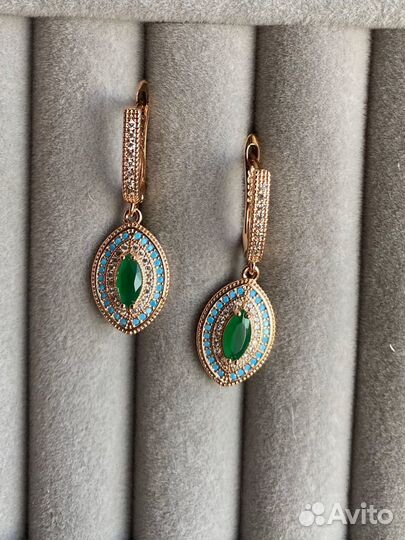 Золотые серьги