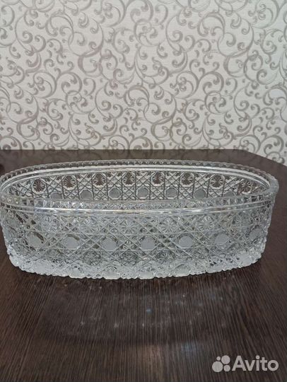 Ваза хрустальная большая СССР