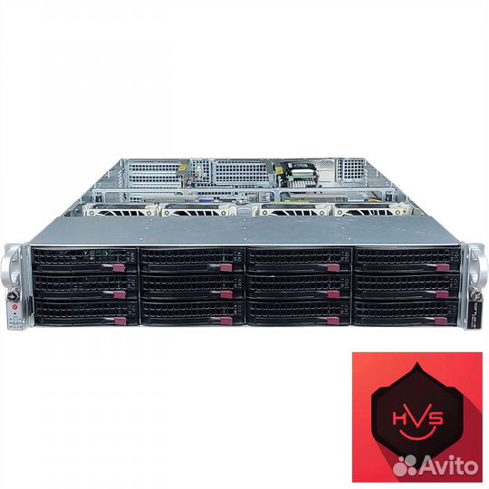 Supermicro 829 12LFF 2x4210Silv 512GB, 9361