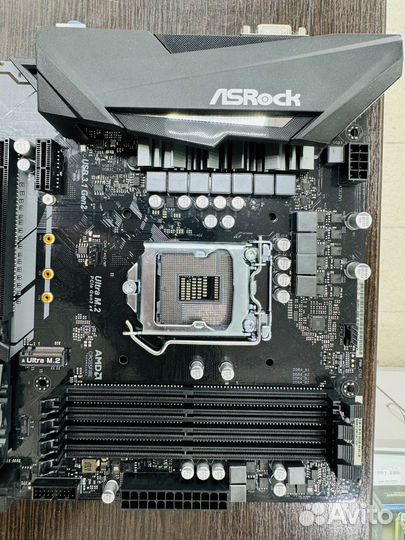 Материнская плата ASRock H370 Pro4 (Нерабочая)