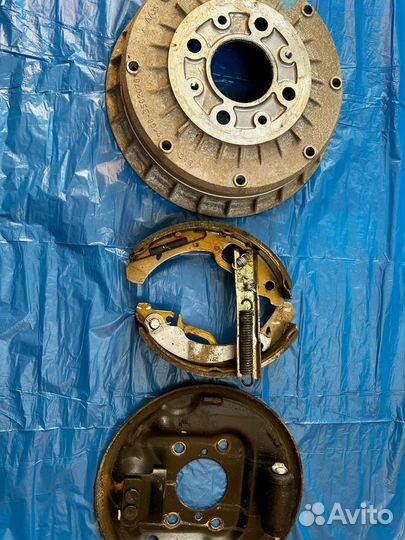 Тормоза задние барабанные лада гранта