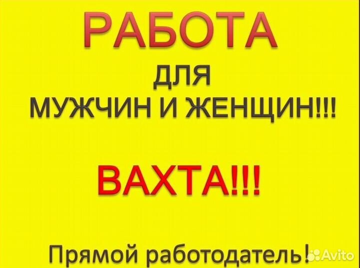 Работа Вахтой Прямой работодатель Индюшкин двор