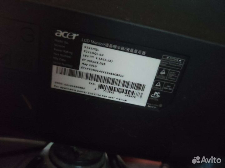 Монитор acer