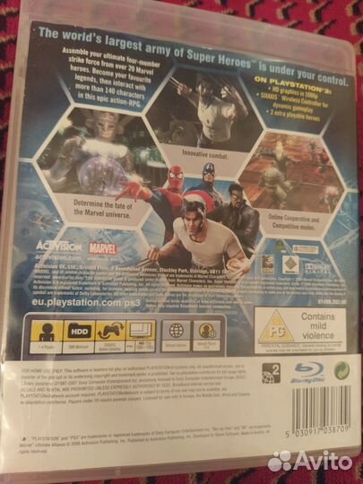 Игра для пс3 Marvel Ultimate Alliance (ps3)