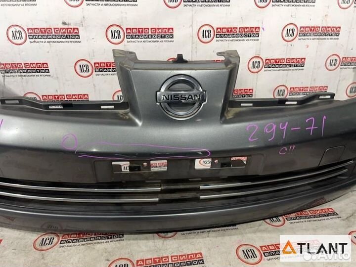 Бампер передний nissan tiida