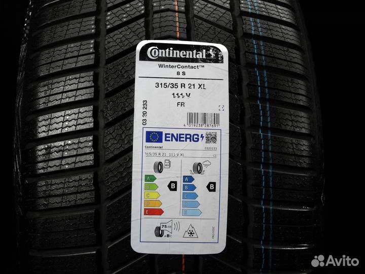 Continental WinterContact 8S 275/40 R21 и 315/35 R21 114V