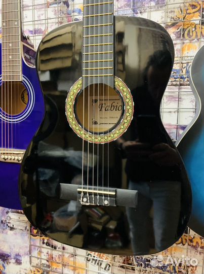 Детская гитара 3/4 + тюнер