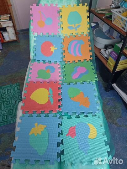 Детский коврик пазл. Новый