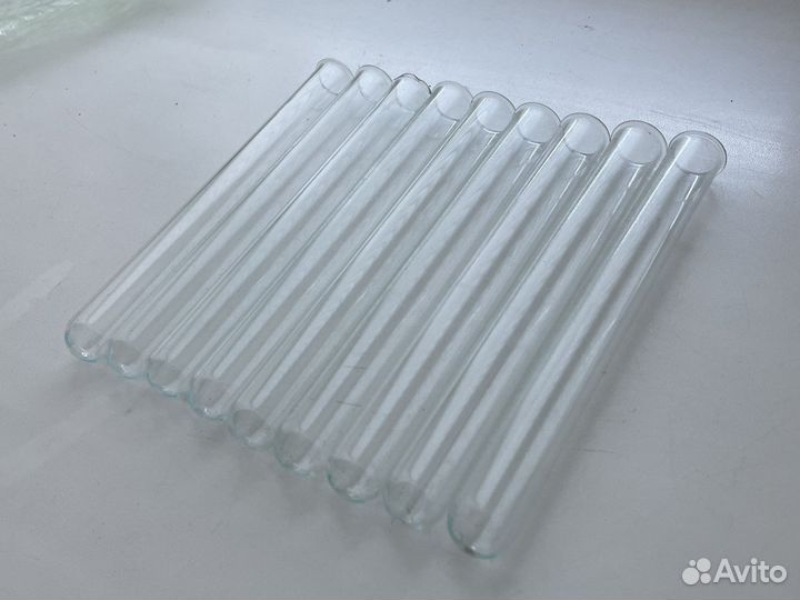 Пробирки стеклянные 9шт
