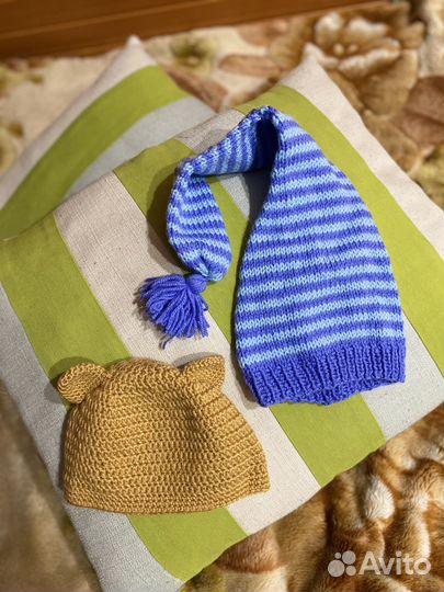 Шапочки для новорожденных на фотоссесию