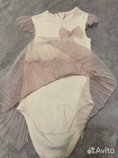 Платье боди для девочки 80