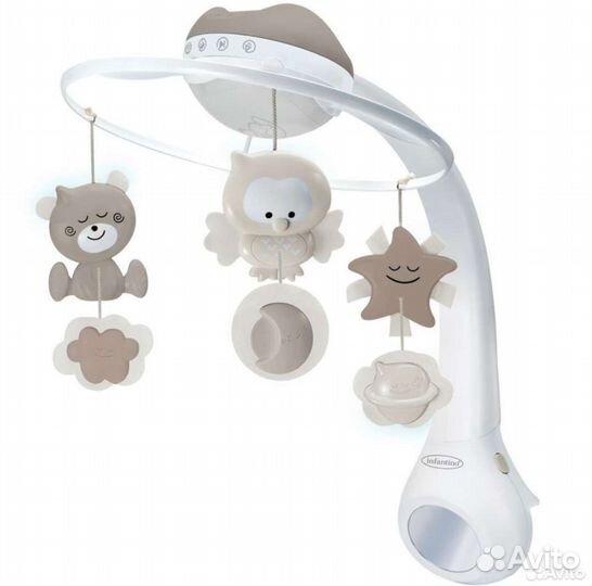 Мобиль в кроватку музыкальный с проектором