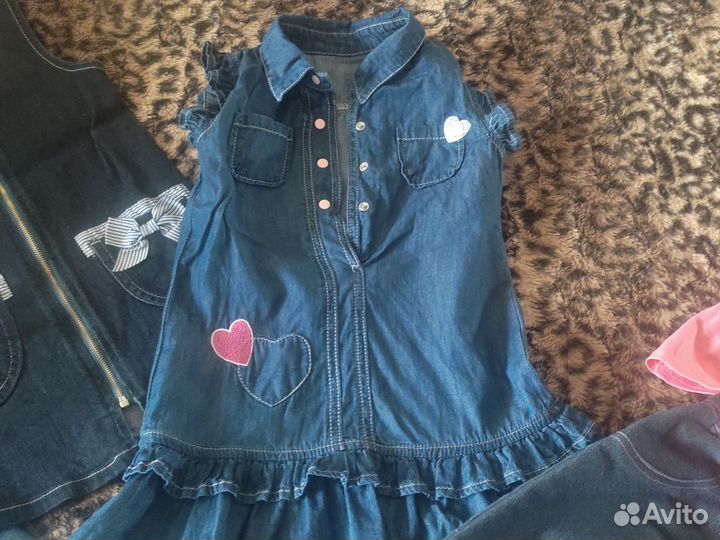 Одежда для девочек 110-116 пакетом