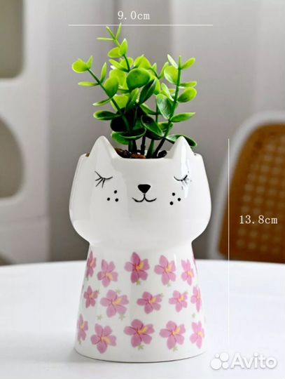 Кашпо для цветов керамика