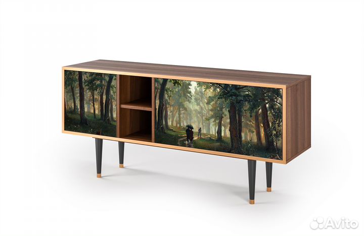 Тв-тумба T5 - Орех - Rain in the Oak Forest