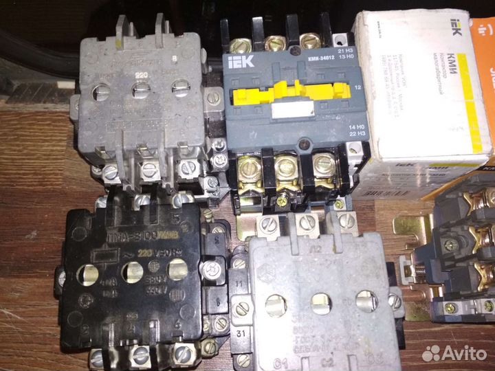 Контактор, магнитный пускатель,рубильник