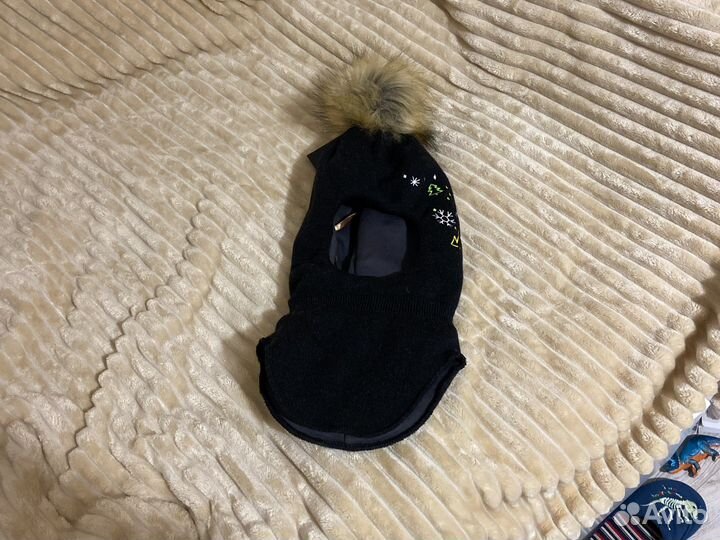 Шапка шлем новые утепленные уши gusti kotic