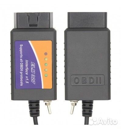 Cканер Ford ELM327 с переключателем HS/MS