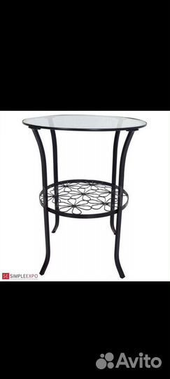Журнальный столик IKEA со стеклом