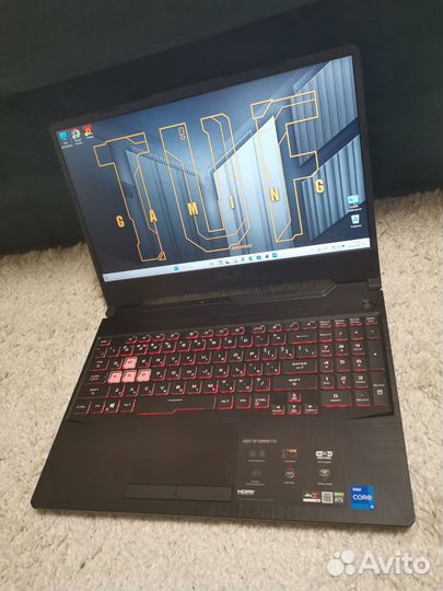 Новый Asus TUF i5-11th/RTX 3050/512 Gb SSD