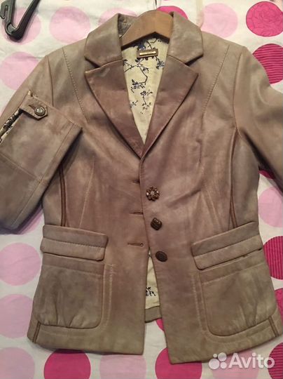 Куртка-пиджак кожа Турция lux новая