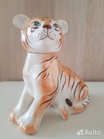 Статуэтка / штоф Уссурийский тигренок (керамика)
