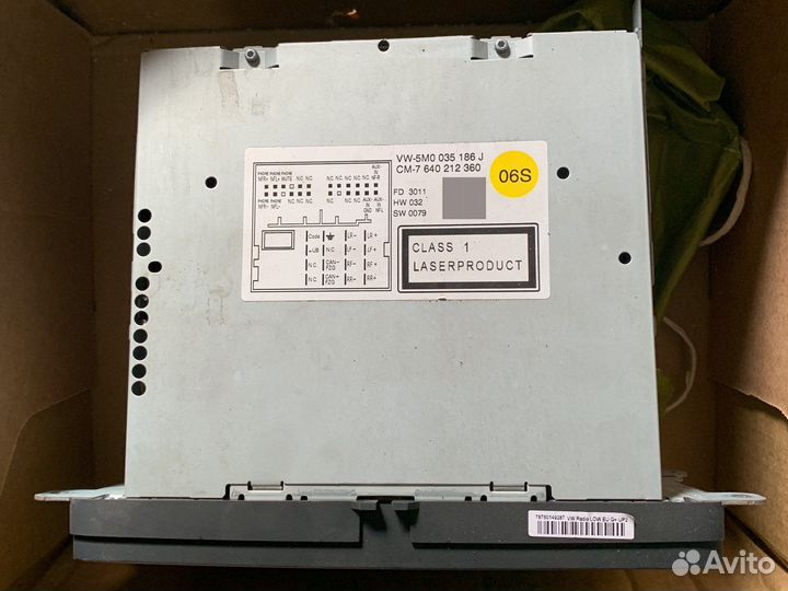 Штатная магнитола на volkswagen RCD 310