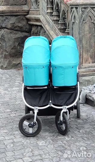 Коляска для двойни bumbleride 2 в 1