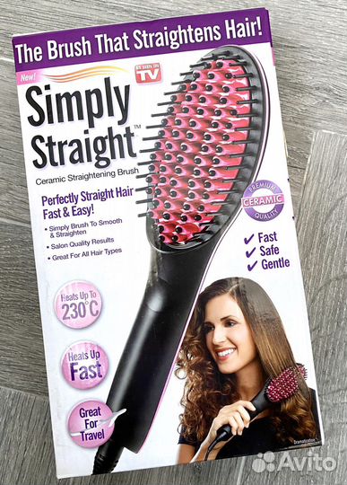 Расческа-выпрямитель simply straight