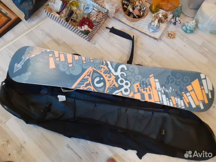 Сноуборд+крепления