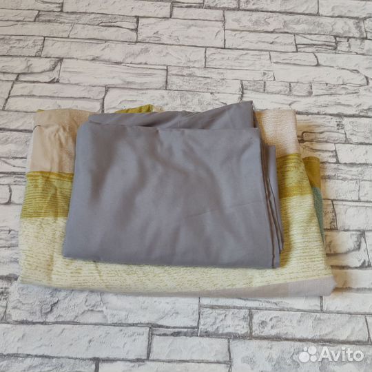 Постельное белье бу простынь пододеяльник хлопок