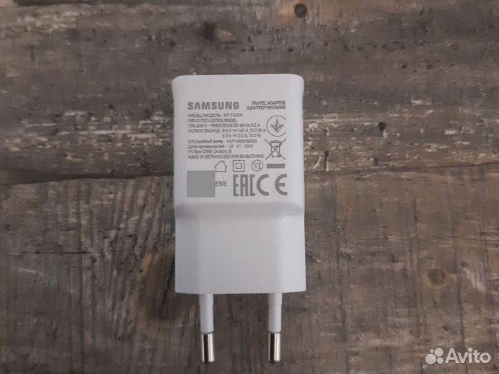 Зарядка samsung EP-TA200 оригинал