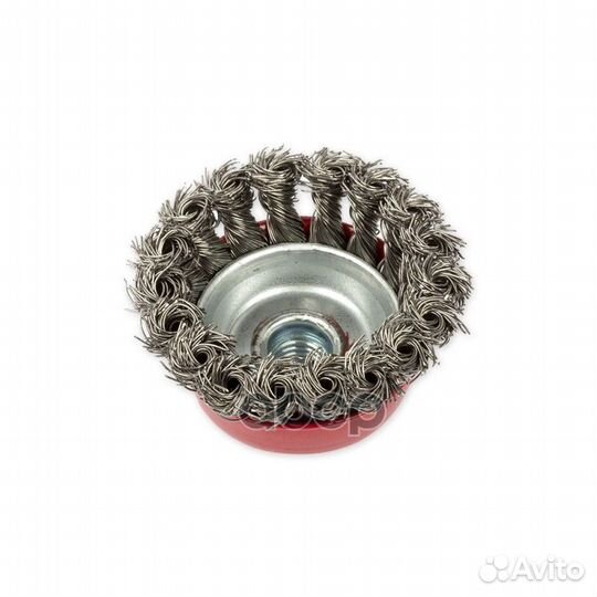 Щетка для ушм чашка 80 мм, посадка M14, стальна