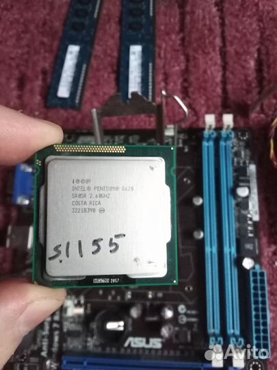 Комплекты soket s1155, мать проц память корпуса