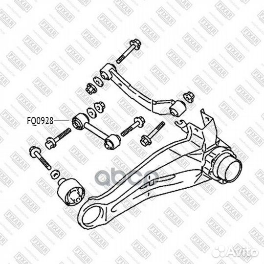 Рычаг подвески задний нижний левый/правый mitsu