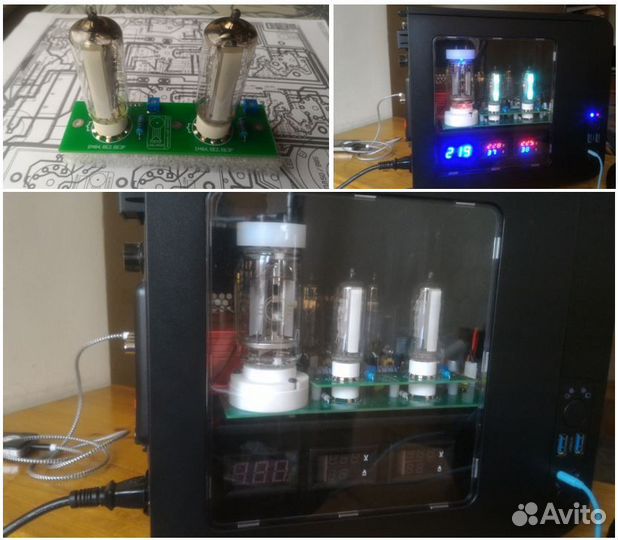Плата лампового усилителя 6Ф3П