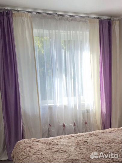 Комплект шторы+тюль