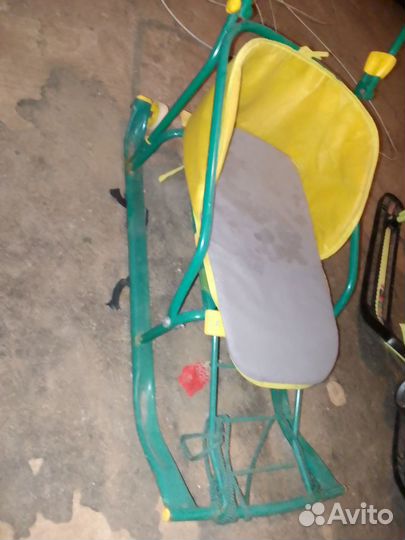 Детские зимние санки