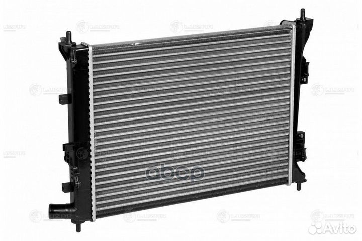 Радиатор охлаждения solaris/RIO 11- МКПП (сбоку