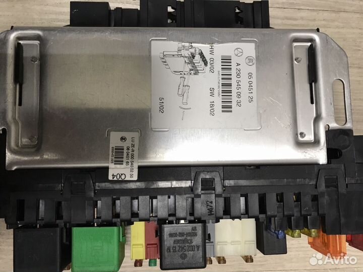 Mercedes w230 блок Sam