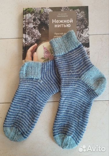 Вязанные носки ручной работы