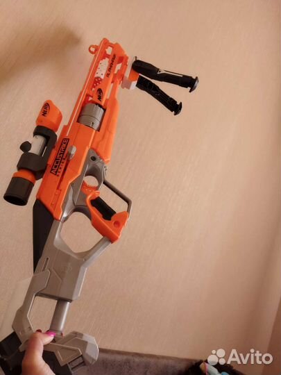 Бластер Nerf Accustrike. Alphahaшk