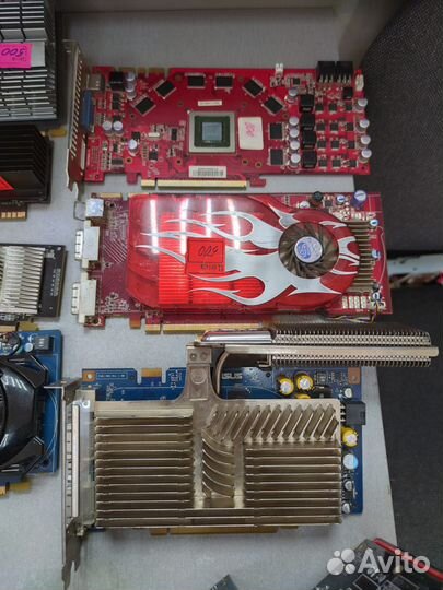 Видеокарты на запчасти