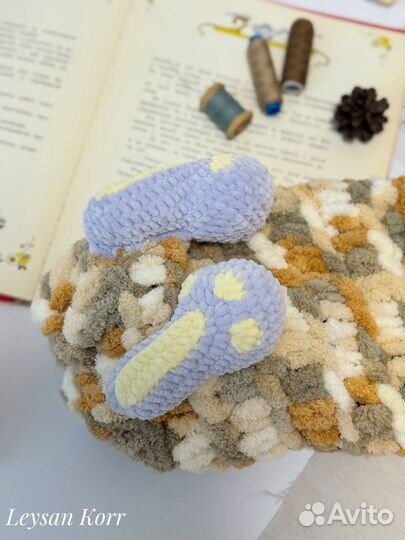 Вязаные игрушки ручной работы заяц