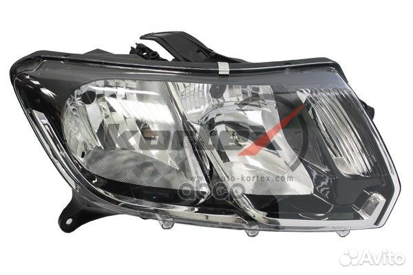 Фара renault logan II 14- прав. (с корректором)
