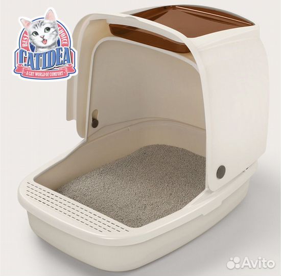 Кошачий туалет домик