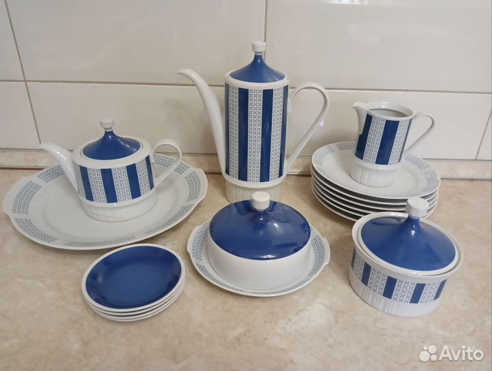 Сервиз чайно-кофейый volkstedt ГДР